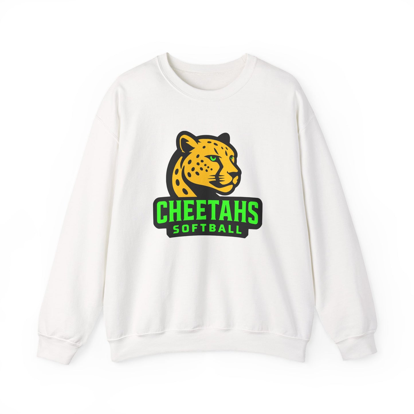 Cheetahs Softball Crewneck Sweatshirt | Unisex Spirit Wear, Cozy Game Day Gear, Free Shipping