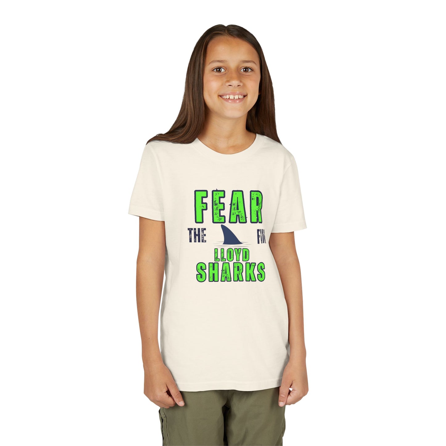 Youth T-Shirt - Fear The Fin - Lloyd Swim Team