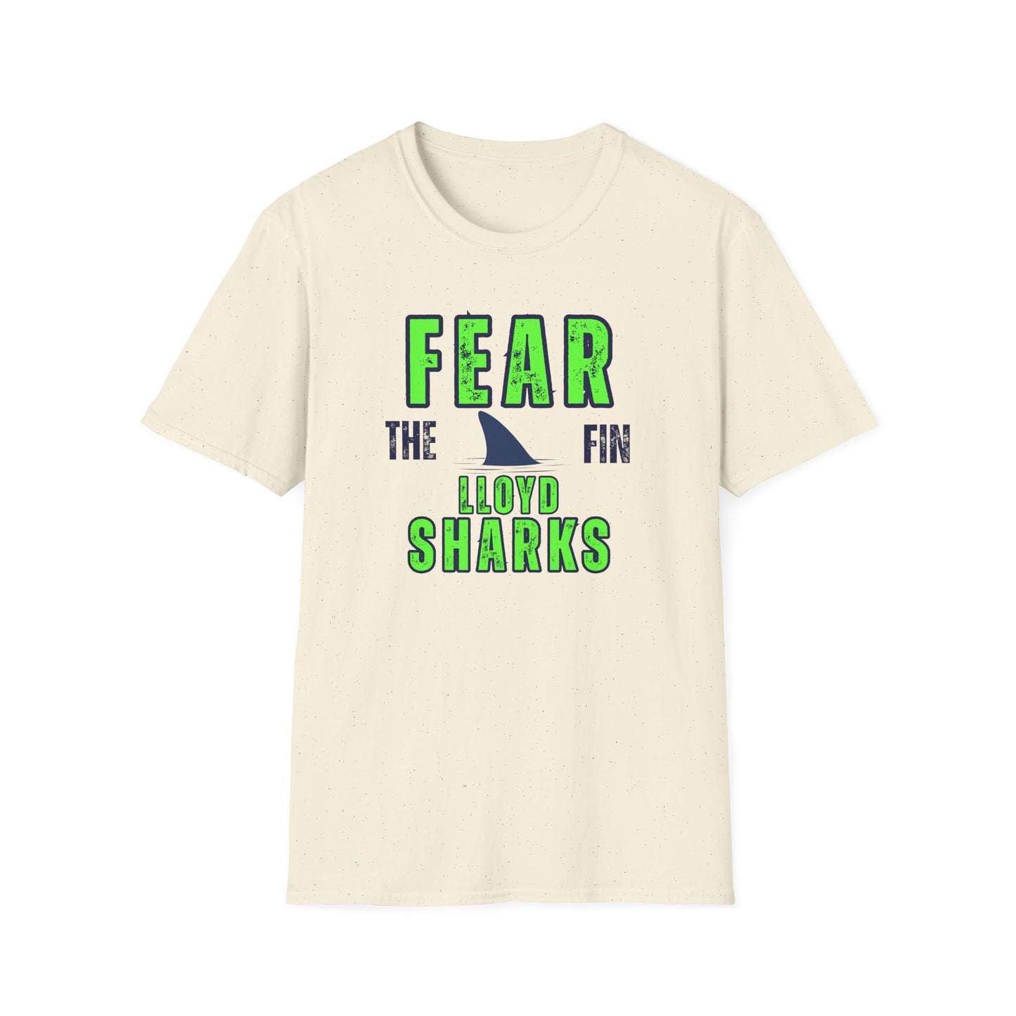 Adult Unisex T-Shirt - Fear The Fin - Lloyd Swim Team