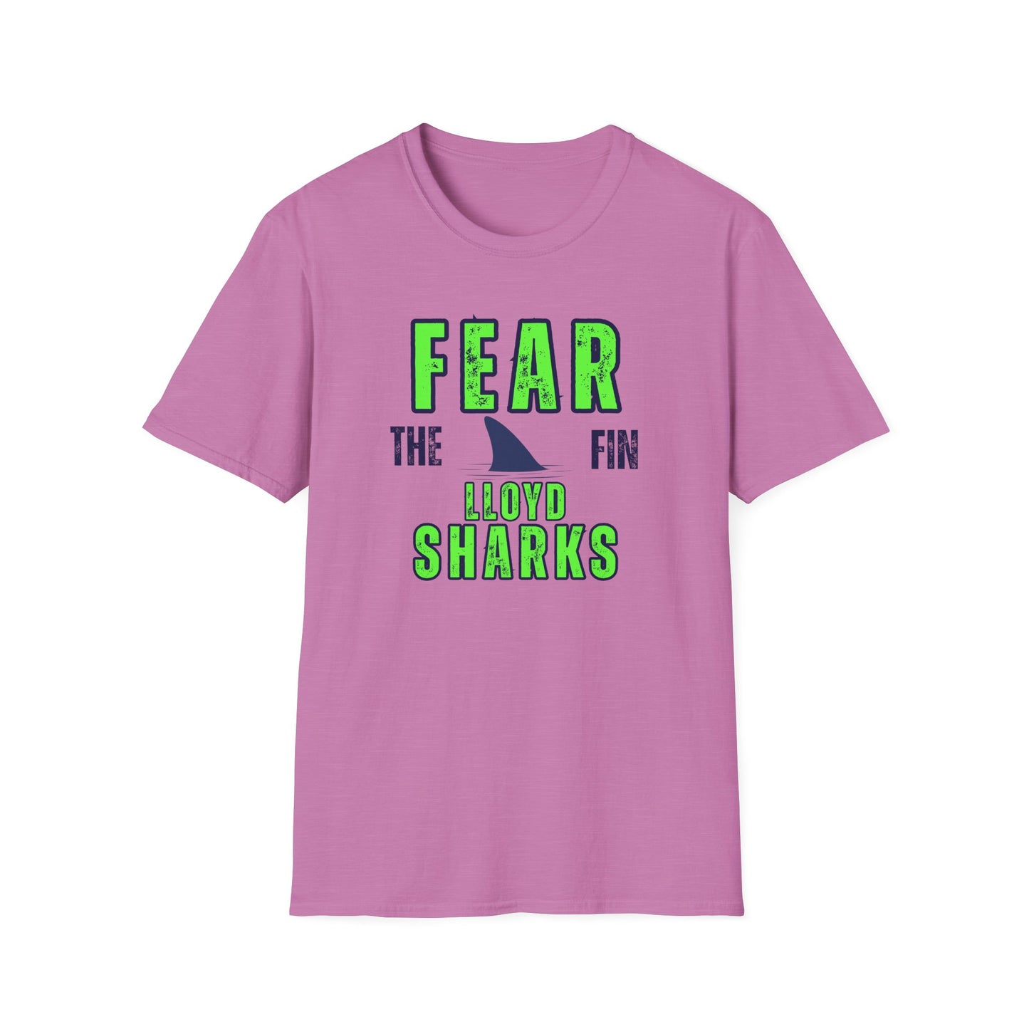 Adult Unisex T-Shirt - Fear The Fin - Lloyd Swim Team