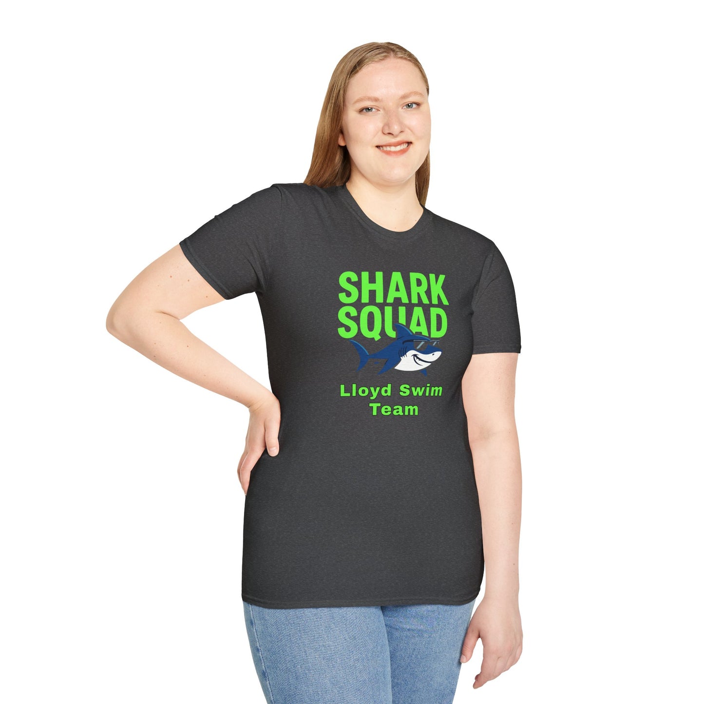 Adult Unisex T-Shirt - Shark Squad - Lloyd Swim Team