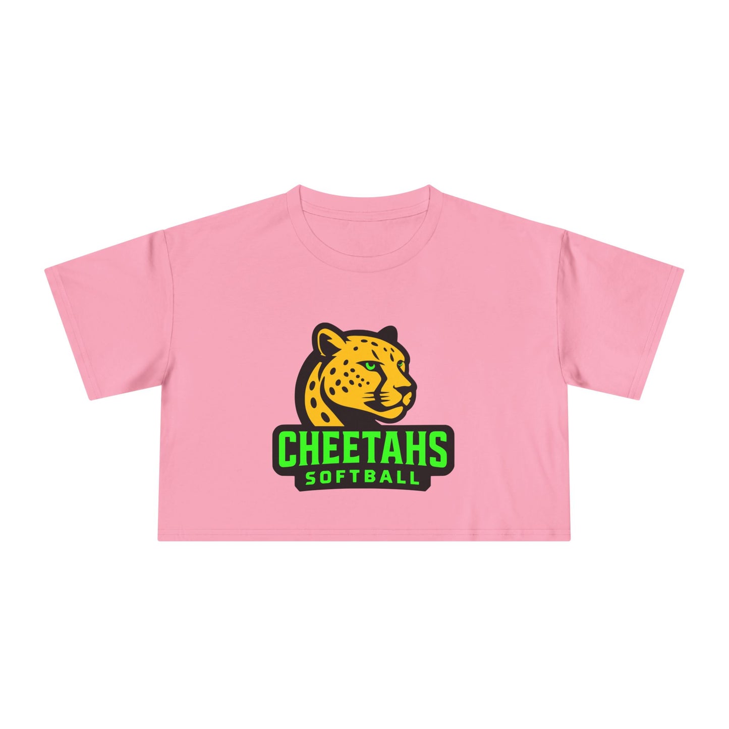 Cheetahs Softball Women’s Crop Tee | Trendy Spirit Wear, Game Day Style, Free Shipping
