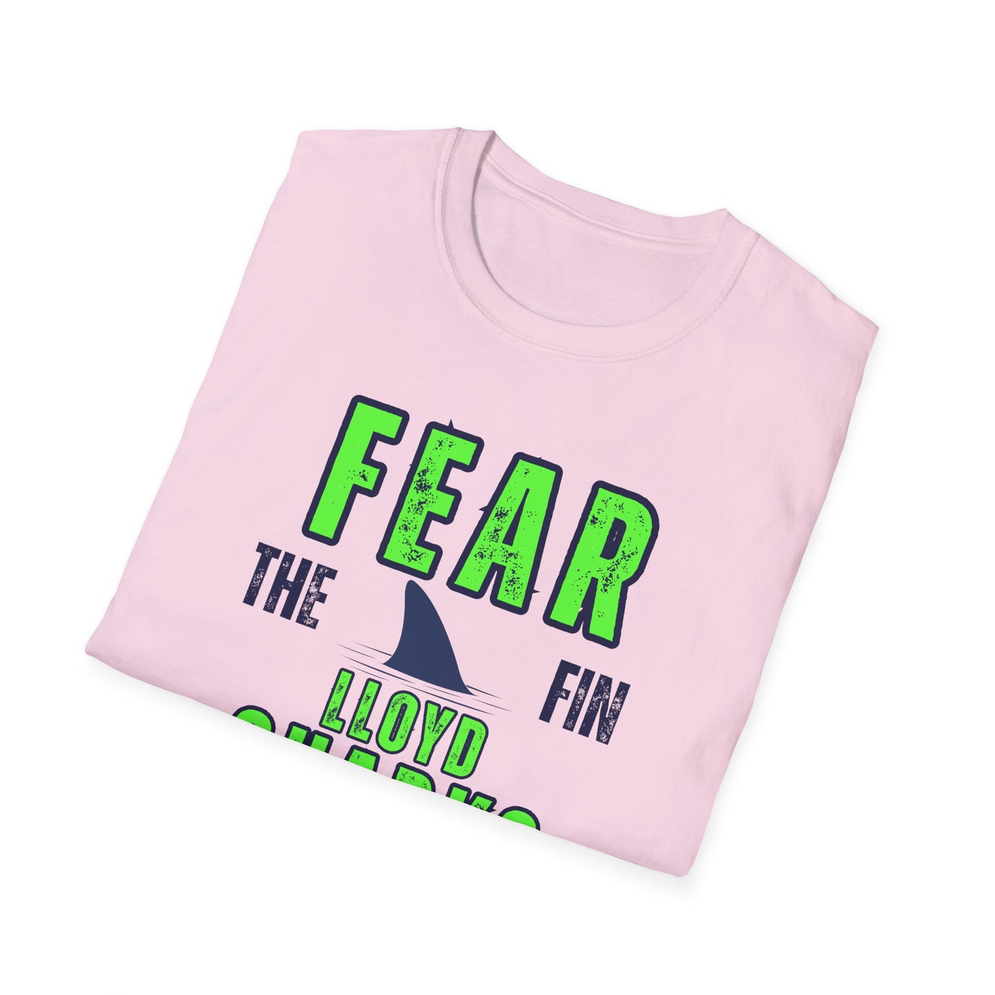 Adult Unisex T-Shirt - Fear The Fin - Lloyd Swim Team