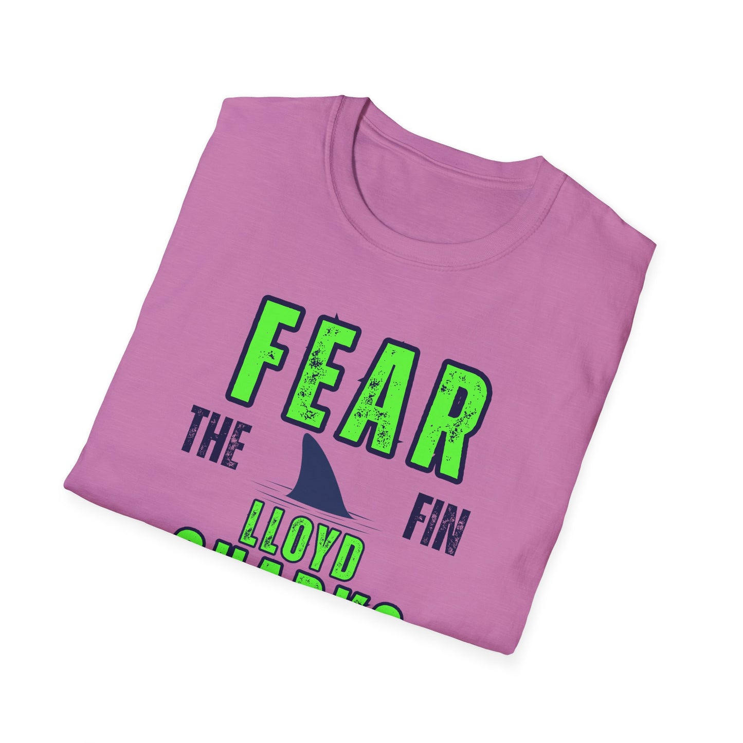 Adult Unisex T-Shirt - Fear The Fin - Lloyd Swim Team