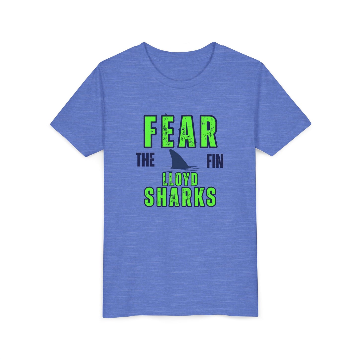 Youth T-Shirt - Fear The Fin - Lloyd Swim Team