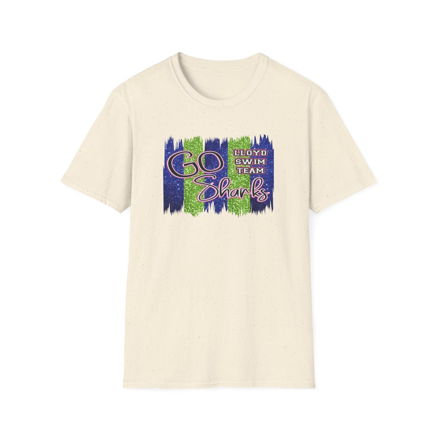 Adult Unisex T-Shirt - Go Sharks - Lloyd Swim Team