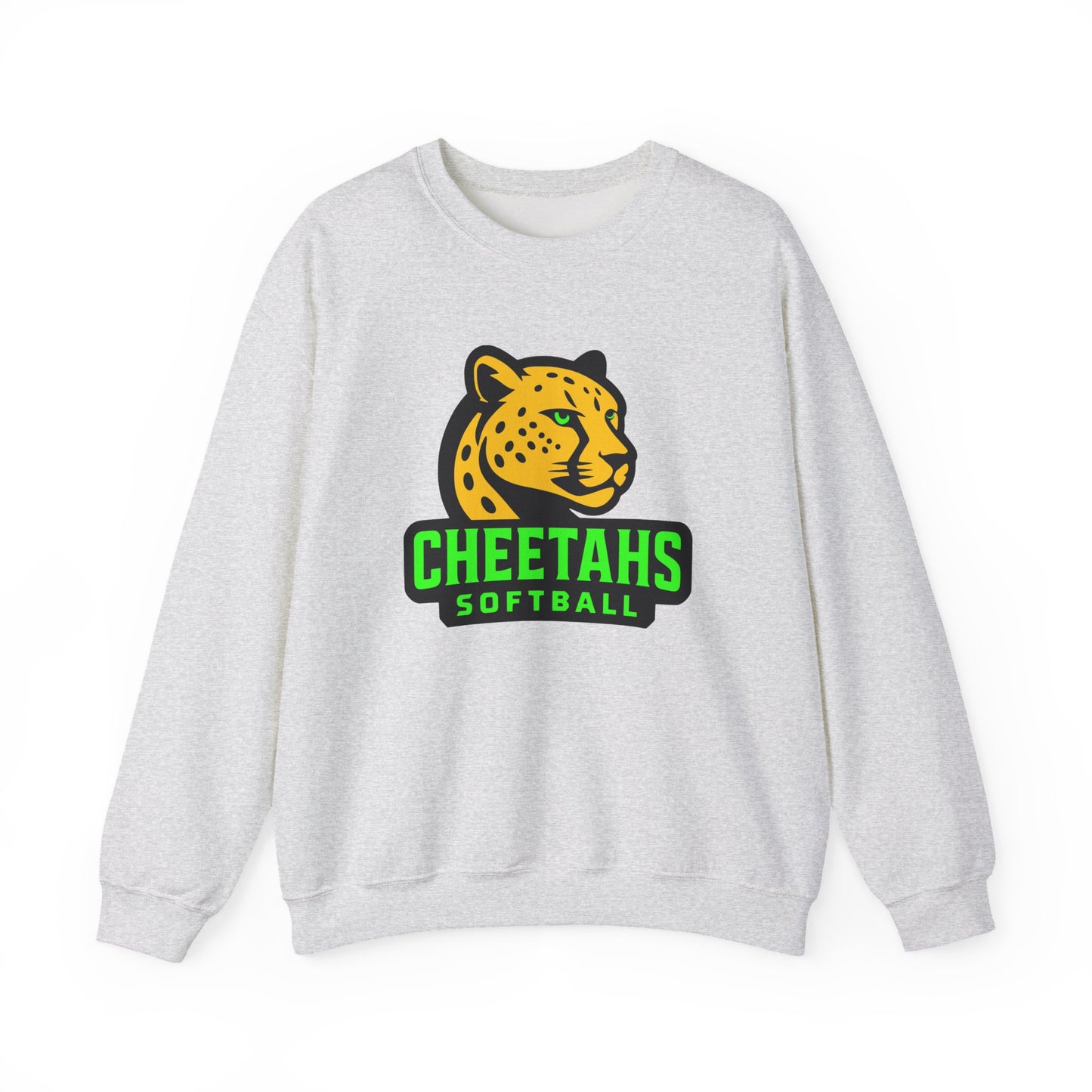 Cheetahs Softball Crewneck Sweatshirt | Unisex Spirit Wear, Cozy Game Day Gear, Free Shipping