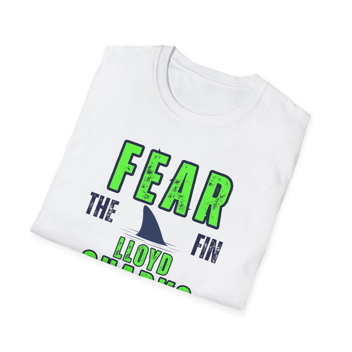 Adult Unisex T-Shirt - Fear The Fin - Lloyd Swim Team