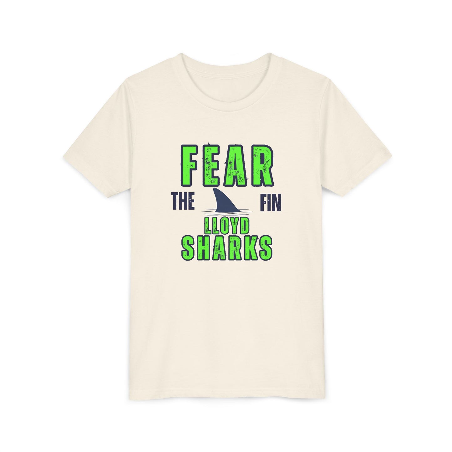 Youth T-Shirt - Fear The Fin - Lloyd Swim Team