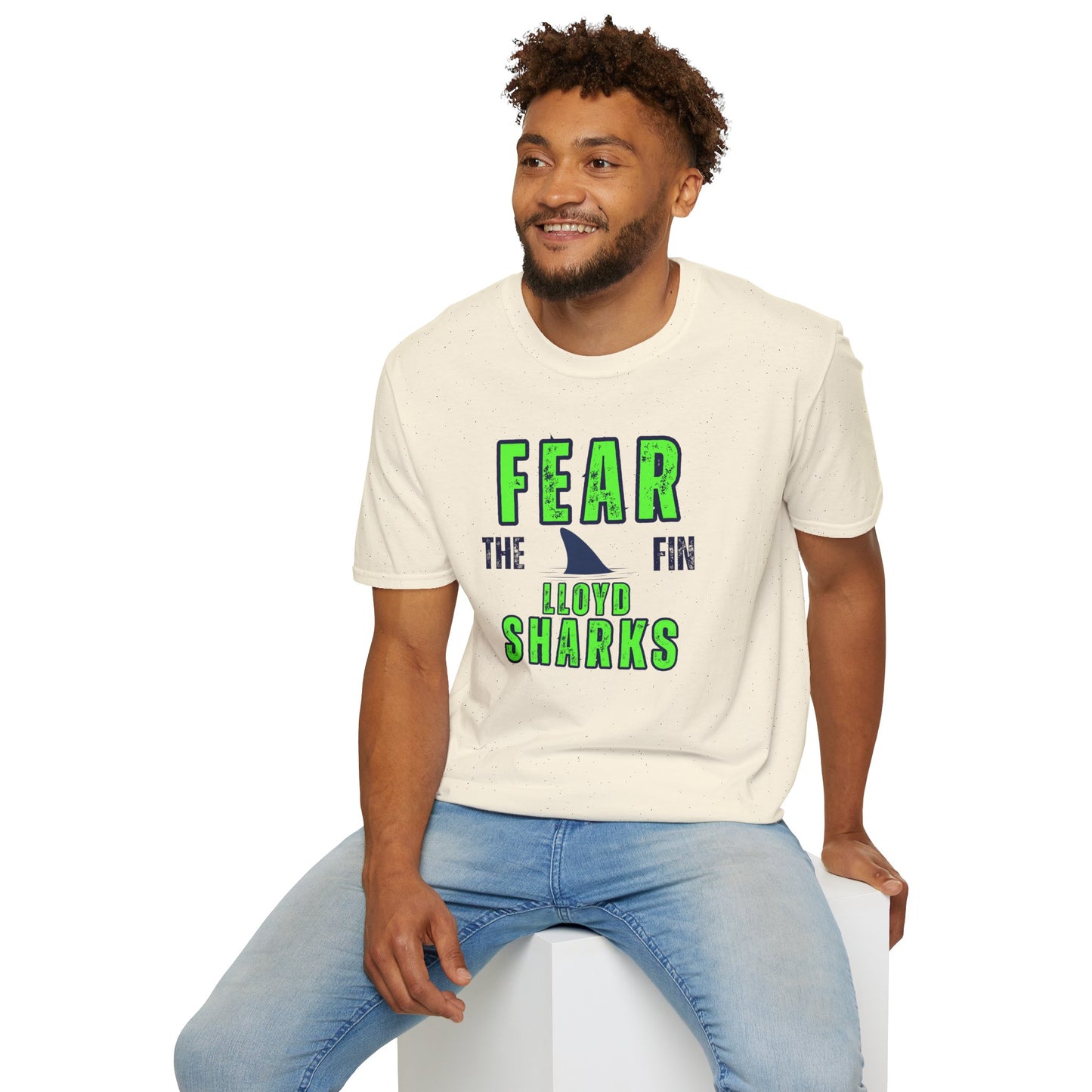 Adult Unisex T-Shirt - Fear The Fin - Lloyd Swim Team