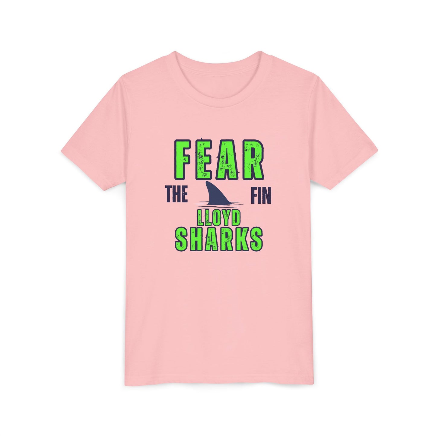 Youth T-Shirt - Fear The Fin - Lloyd Swim Team