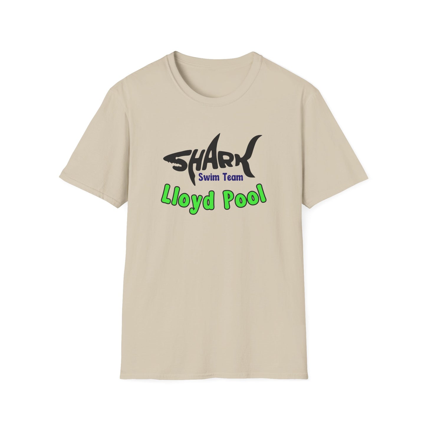 Adult Unisex T-Shirt - Shark Swim Team - Lloyd Swim Team