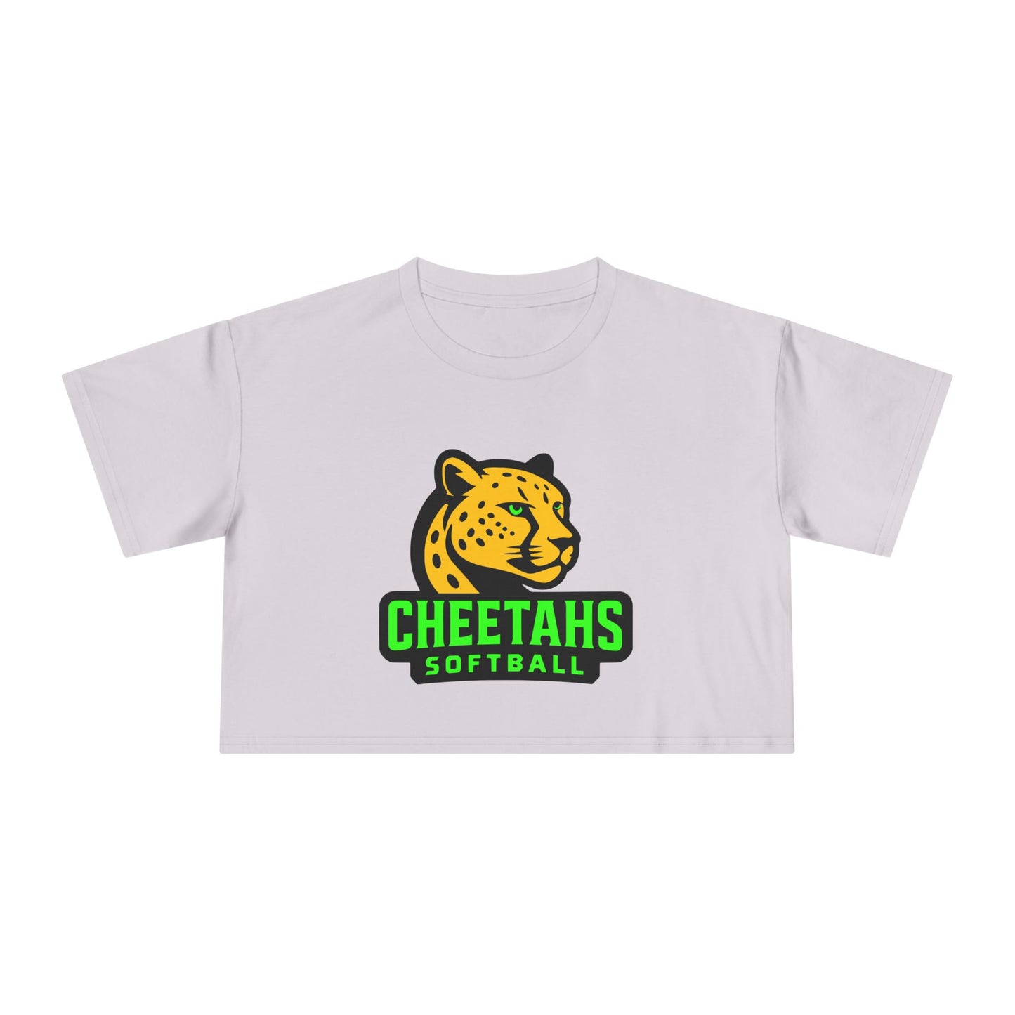 Cheetahs Softball Women’s Crop Tee | Trendy Spirit Wear, Game Day Style, Free Shipping
