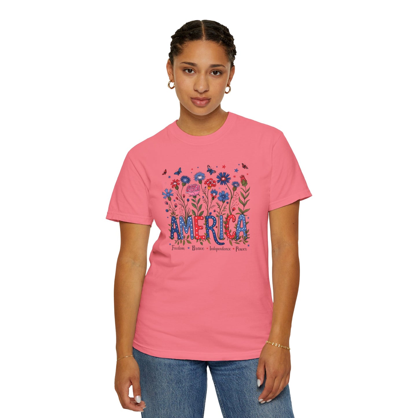 Adult Comfort Colors T-Shirt - America - 4th of July