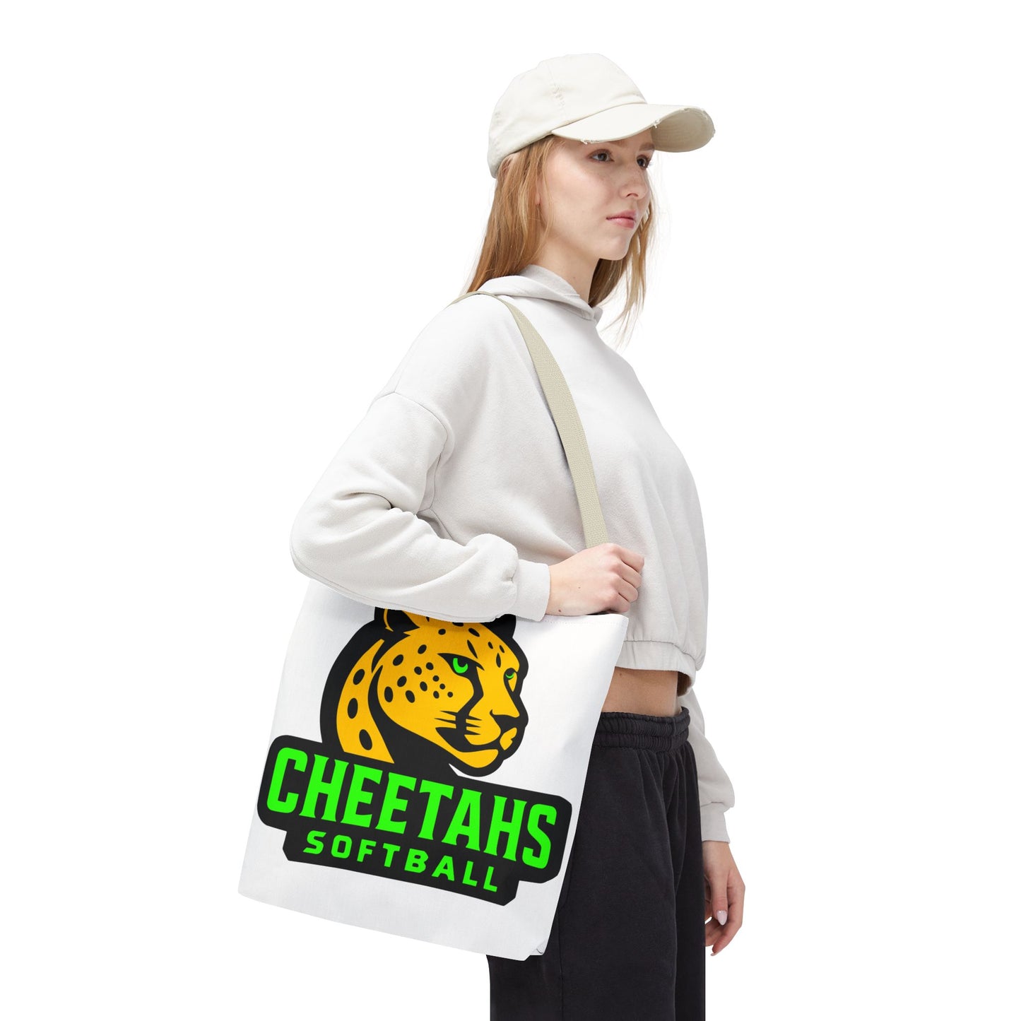 Cheetahs Softball Tote Bag | Perfect for Sports Events, Team Gear, Gifts, Eco-Friendly Bag, Everyday Use, Free Shipping