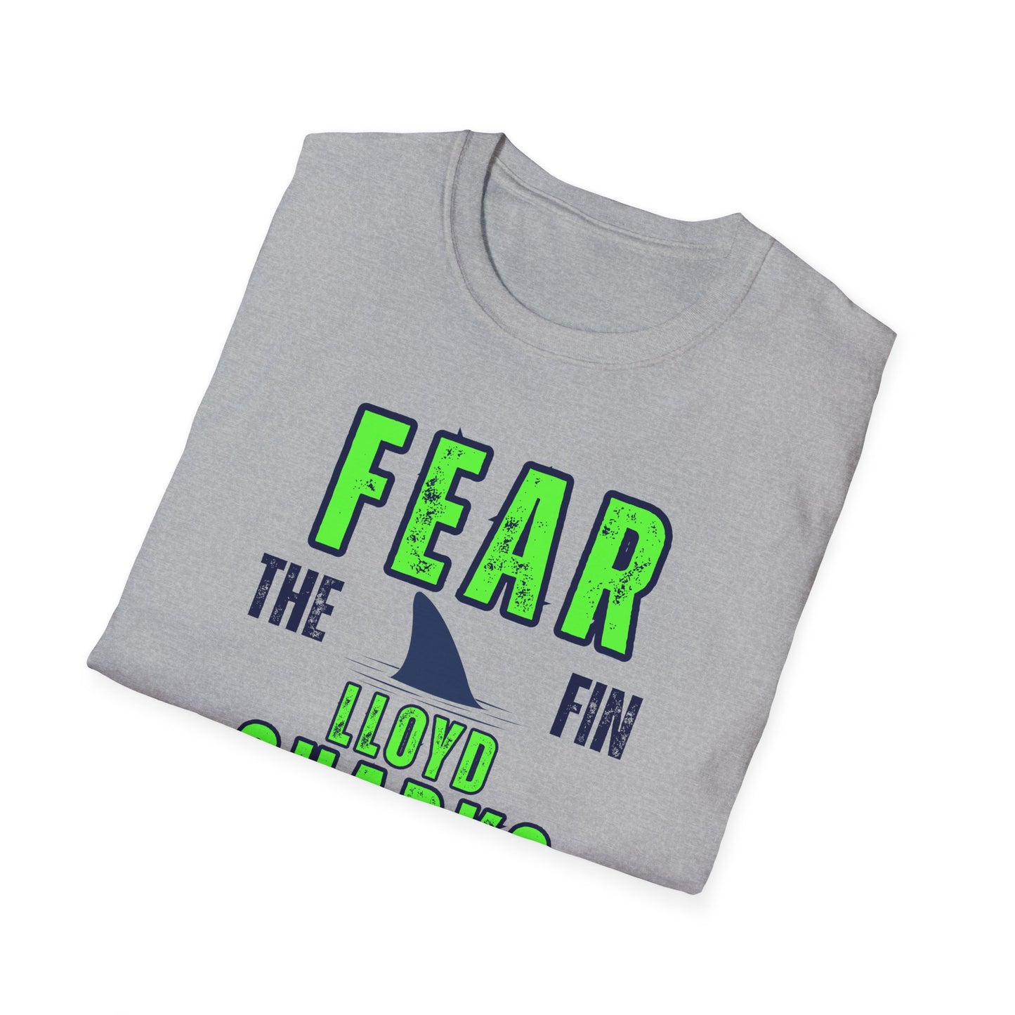 Adult Unisex T-Shirt - Fear The Fin - Lloyd Swim Team