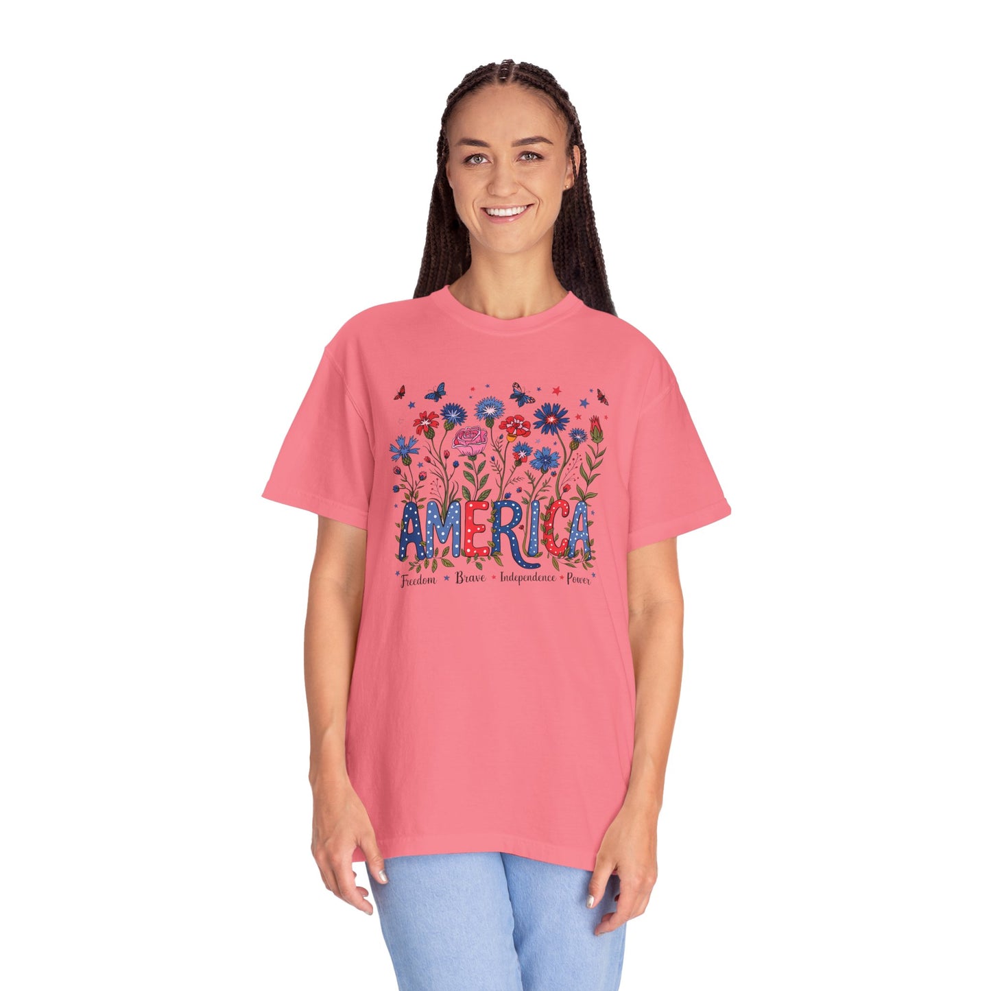 Adult Comfort Colors T-Shirt - America - 4th of July