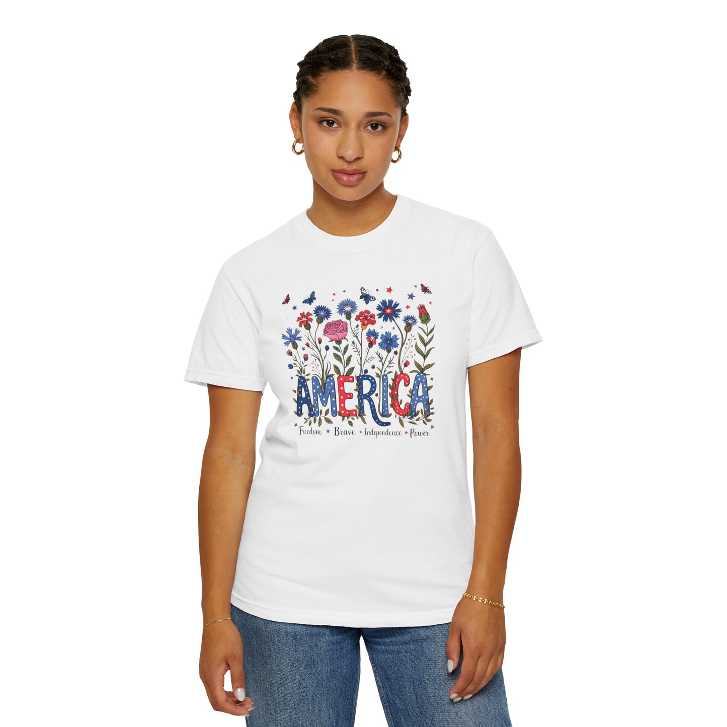 Adult Comfort Colors T-Shirt - America - 4th of July
