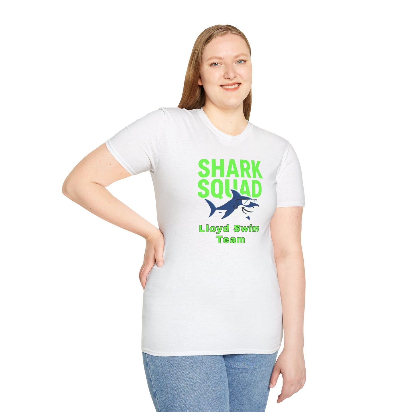 Adult Unisex T-Shirt - Shark Squad - Lloyd Swim Team