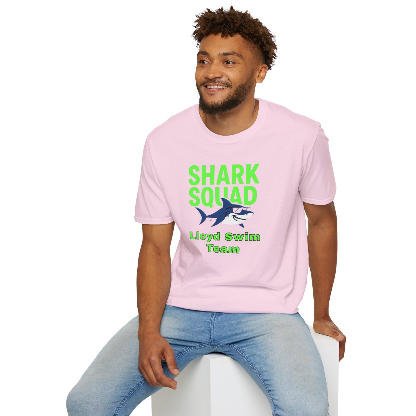 Adult Unisex T-Shirt - Shark Squad - Lloyd Swim Team