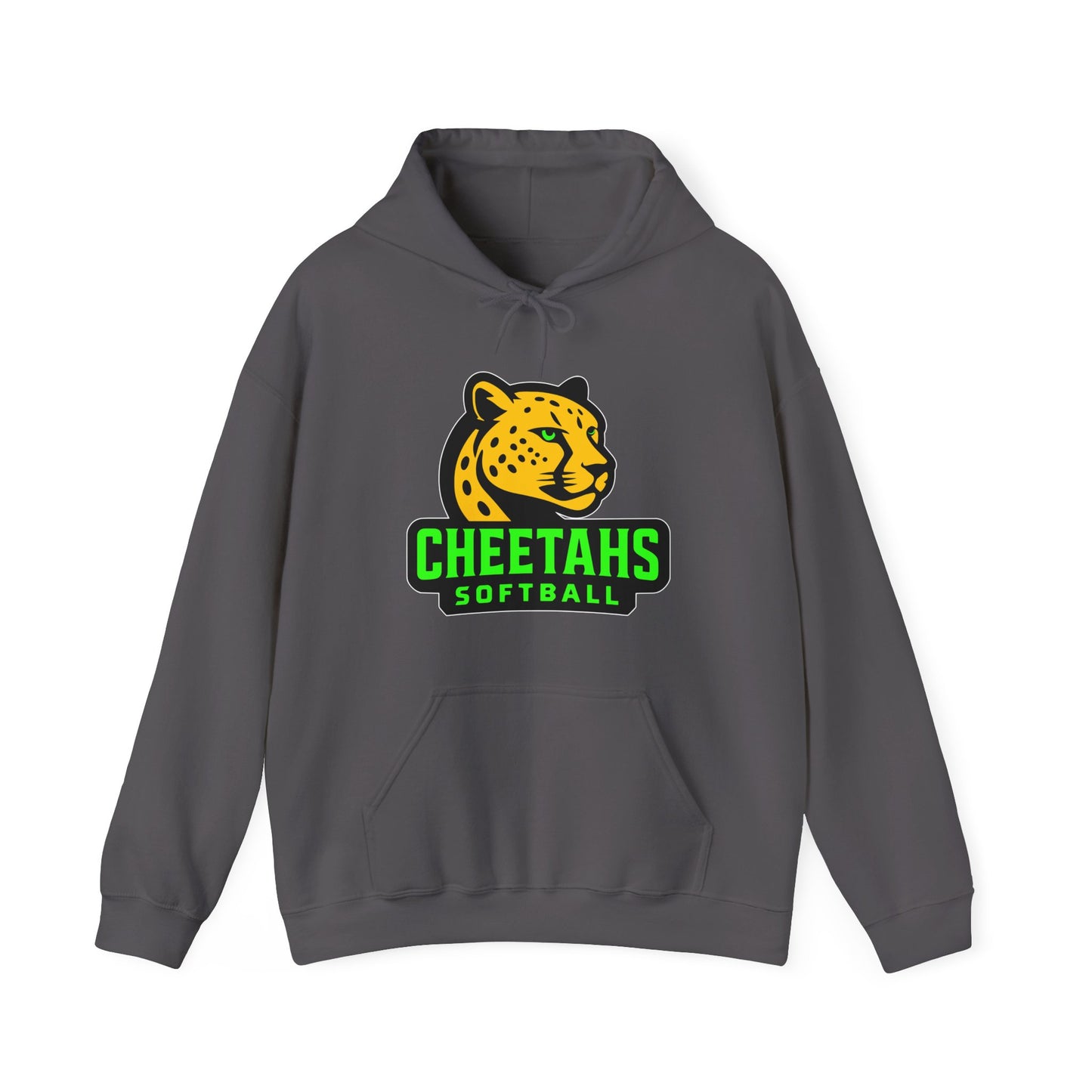 Cheetahs Softball Hoodie – Unisex Team Spirit Sweatshirt, Cozy Fan Gear | White Outline with Free Shipping