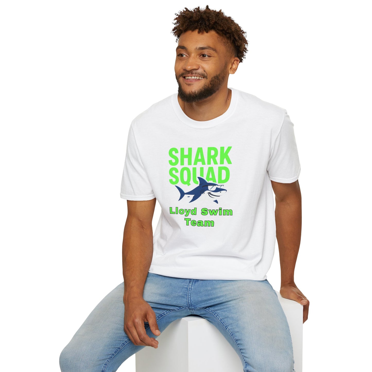 Adult Unisex T-Shirt - Shark Squad - Lloyd Swim Team