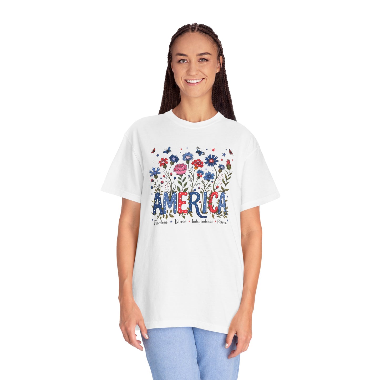 Adult Comfort Colors T-Shirt - America - 4th of July