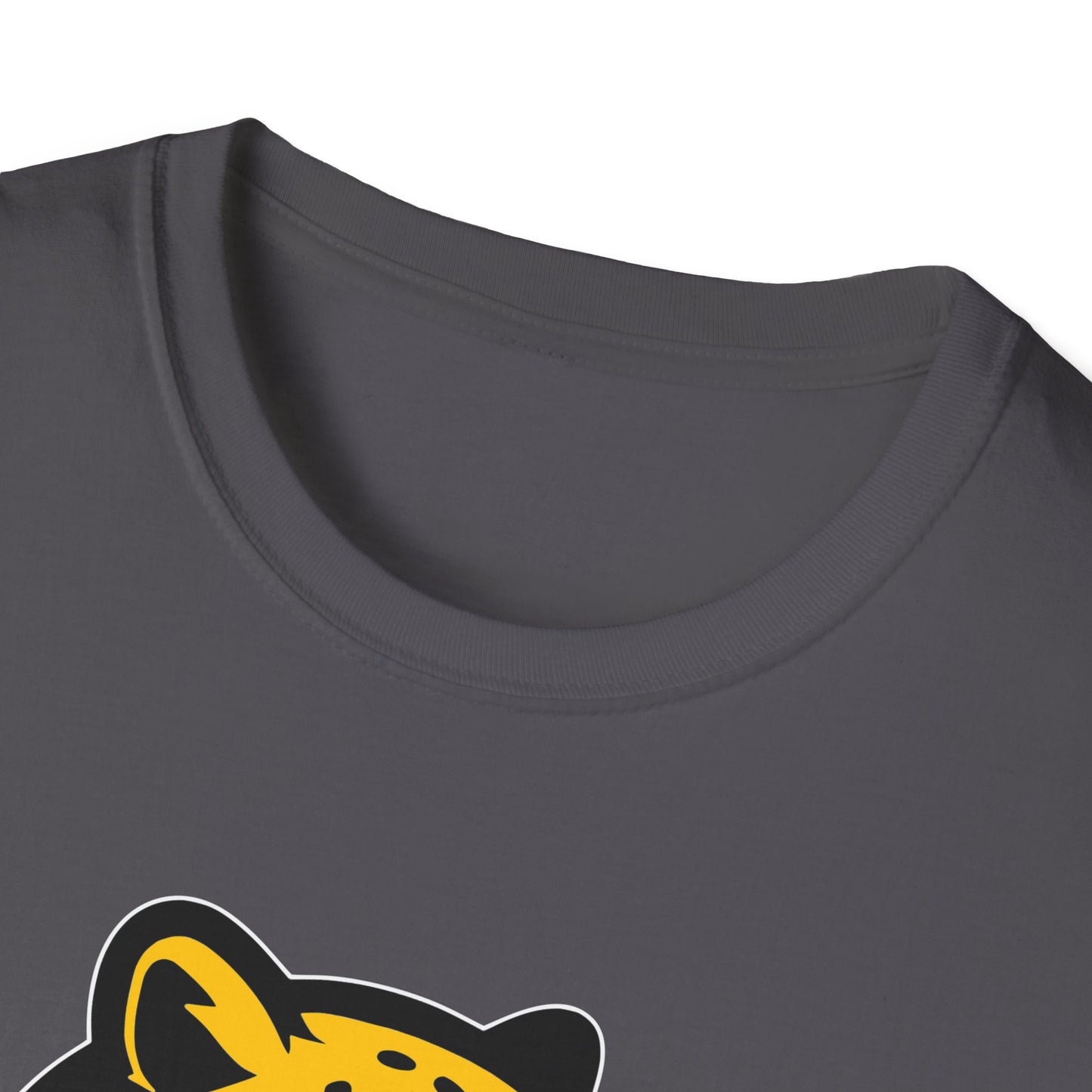 Cheetahs Softball Adult Unisex Softstyle T-Shirt | Spirit Wear | White Outline | Free Shipping