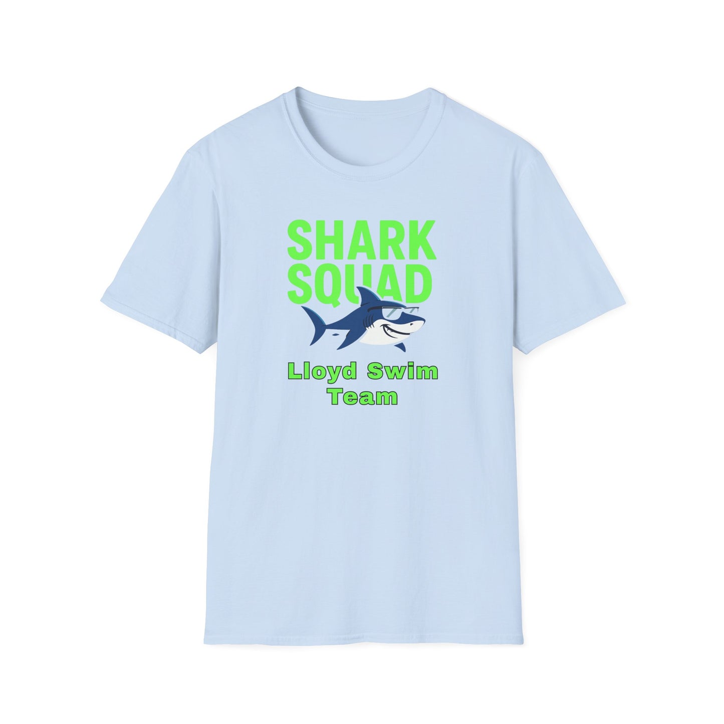 Adult Unisex T-Shirt - Shark Squad - Lloyd Swim Team