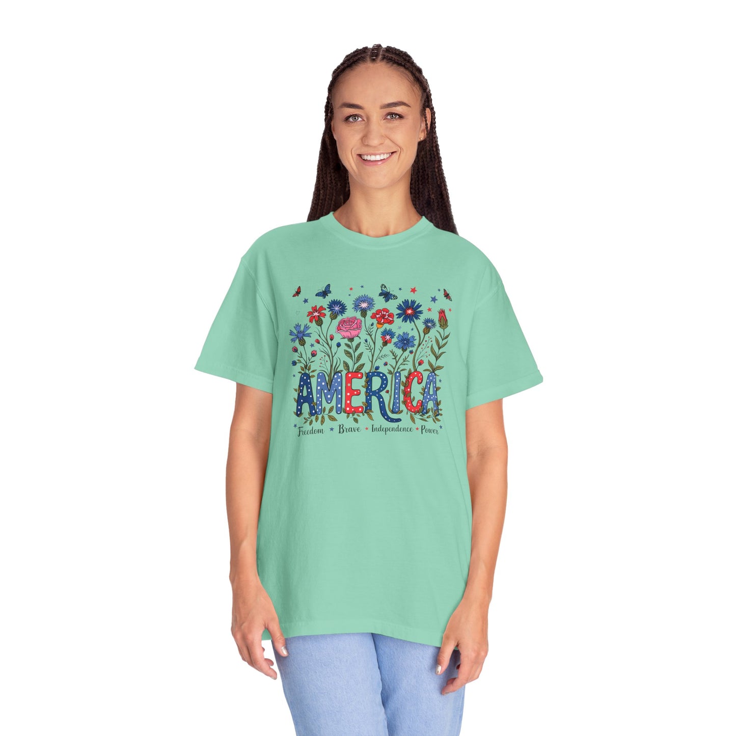 Adult Comfort Colors T-Shirt - America - 4th of July