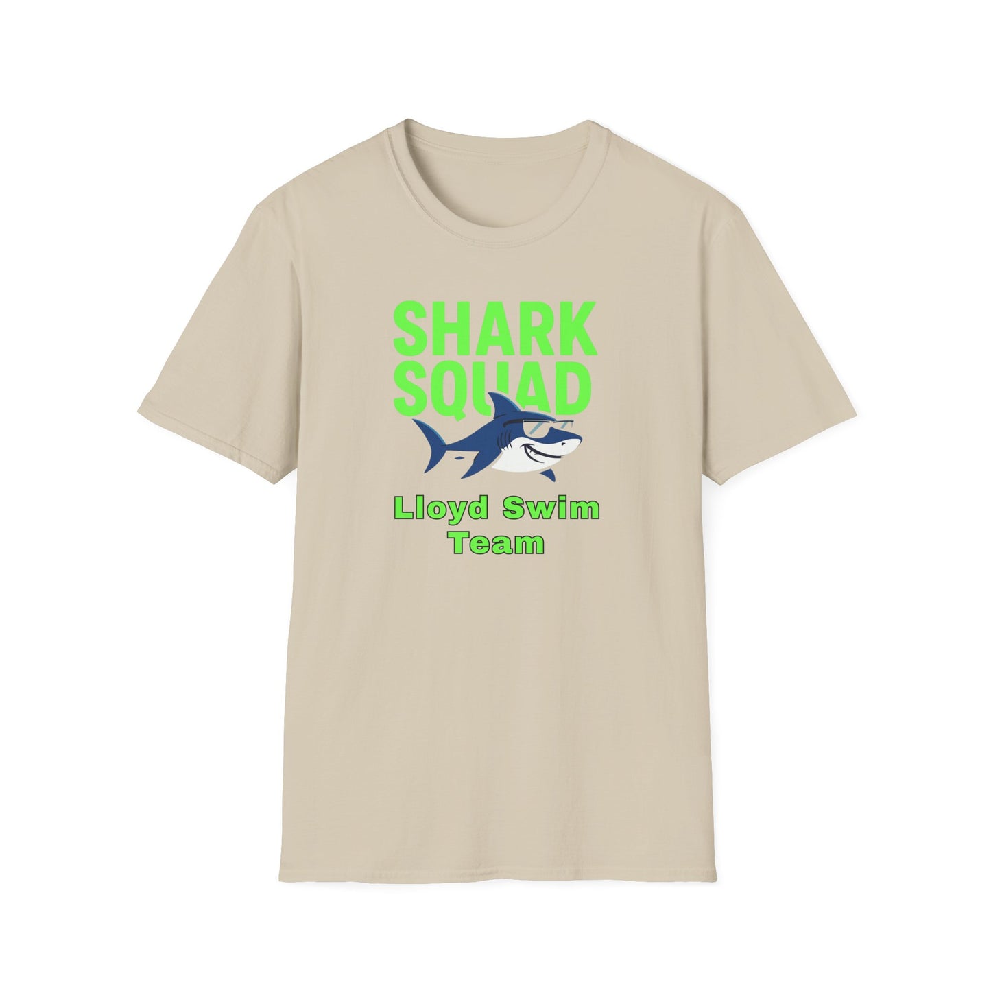 Adult Unisex T-Shirt - Shark Squad - Lloyd Swim Team
