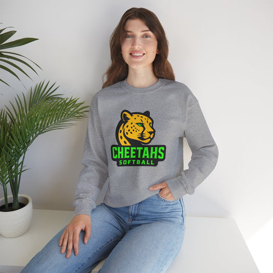 Cheetahs Softball Crewneck Sweatshirt | Unisex Spirit Wear, Cozy Game Day Gear, Free Shipping