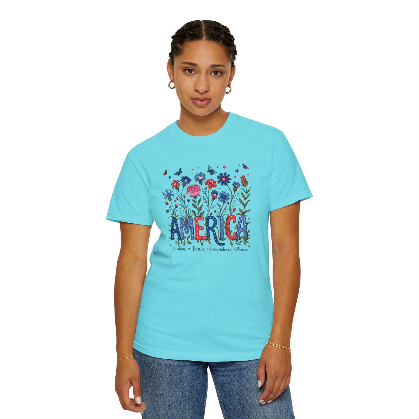 Adult Comfort Colors T-Shirt - America - 4th of July