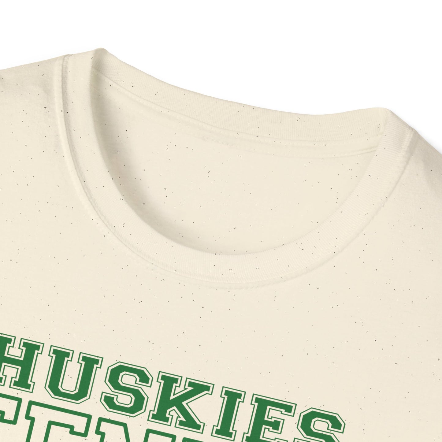 North Huskies Tennis Mascot T-Shirt – Unisex Gildan Softstyle Spirit Wear - Free Shipping