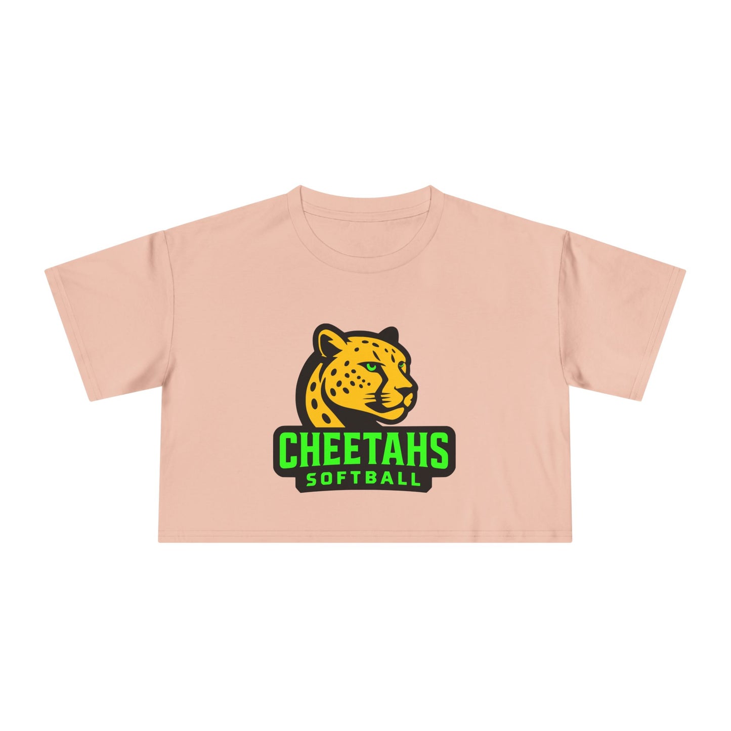 Cheetahs Softball Women’s Crop Tee | Trendy Spirit Wear, Game Day Style, Free Shipping