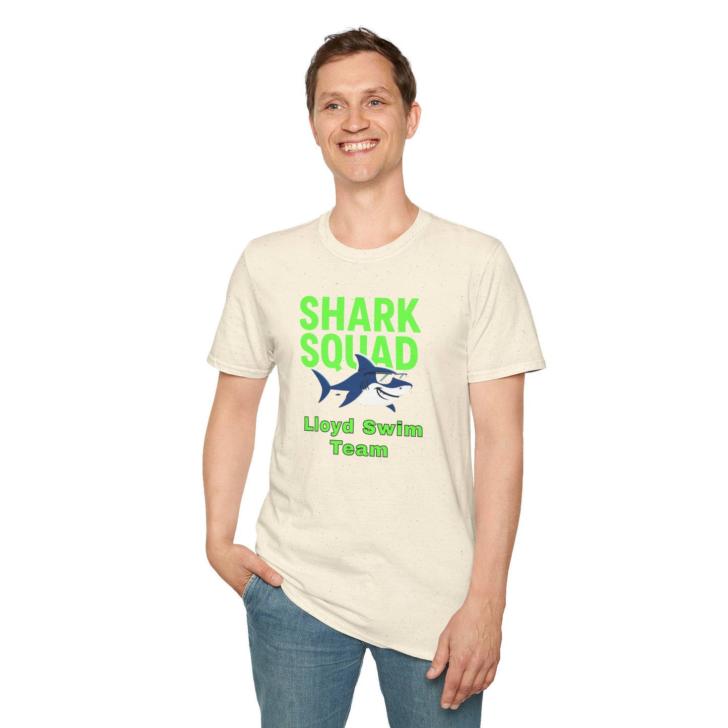 Adult Unisex T-Shirt - Shark Squad - Lloyd Swim Team