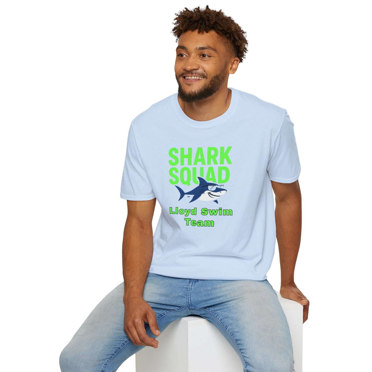 Adult Unisex T-Shirt - Shark Squad - Lloyd Swim Team