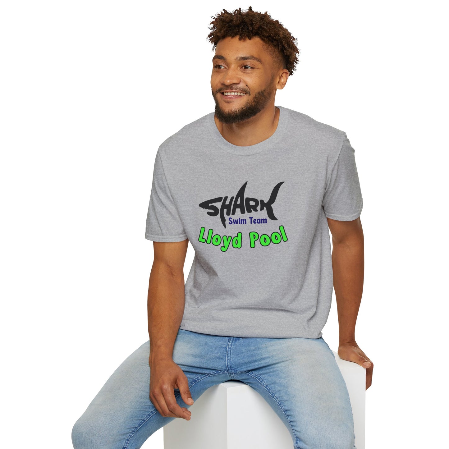 Adult Unisex T-Shirt - Shark Swim Team - Lloyd Swim Team
