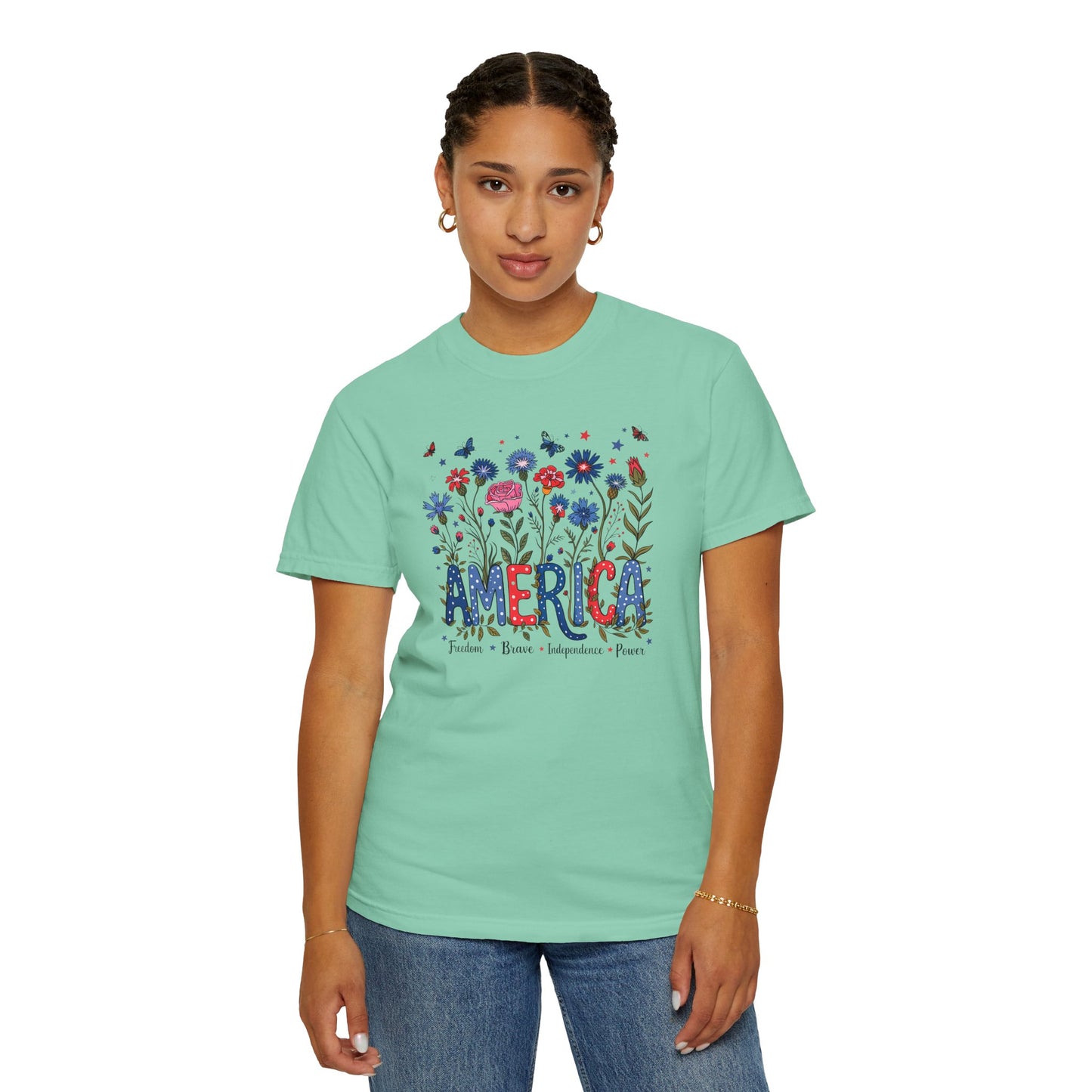Adult Comfort Colors T-Shirt - America - 4th of July