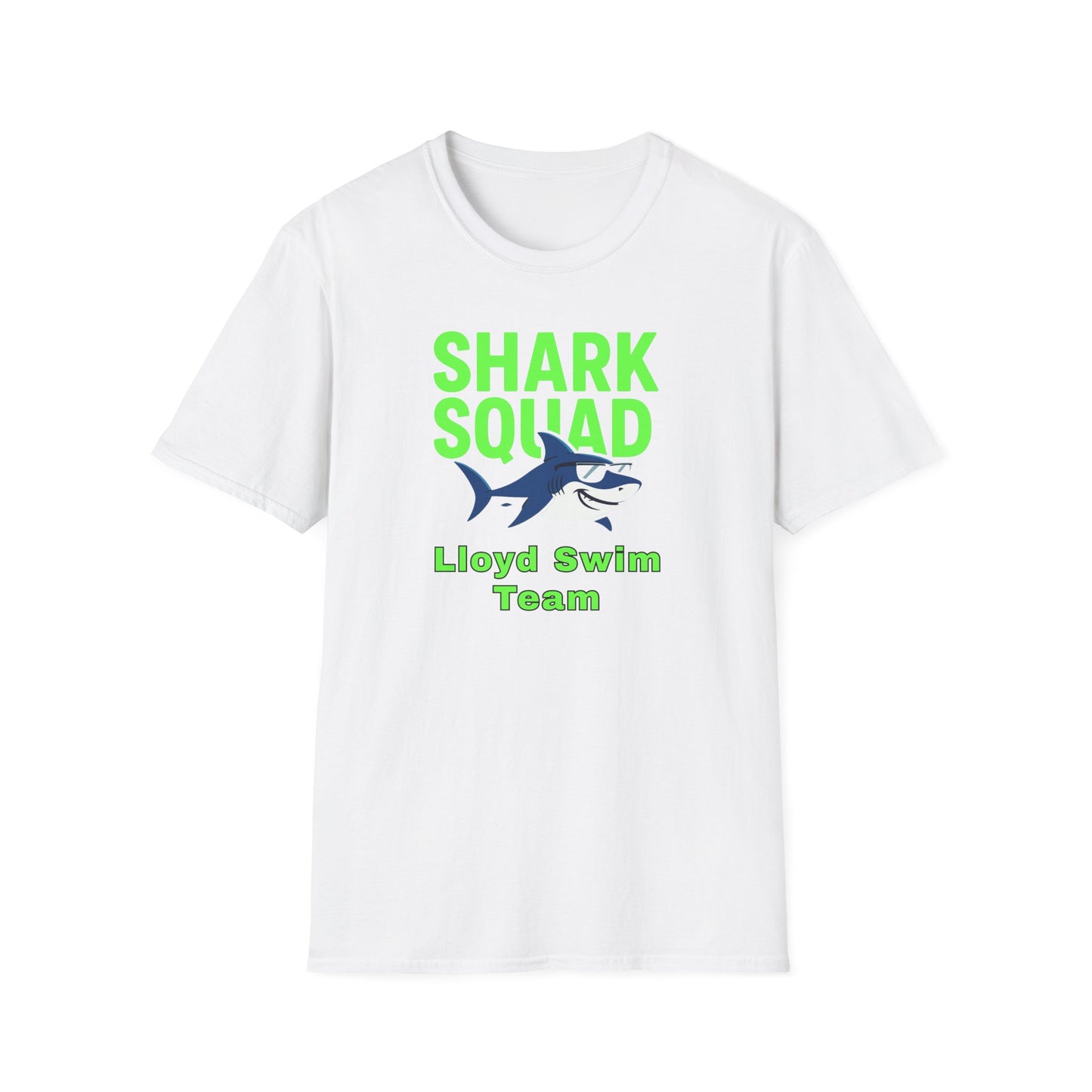 Adult Unisex T-Shirt - Shark Squad - Lloyd Swim Team