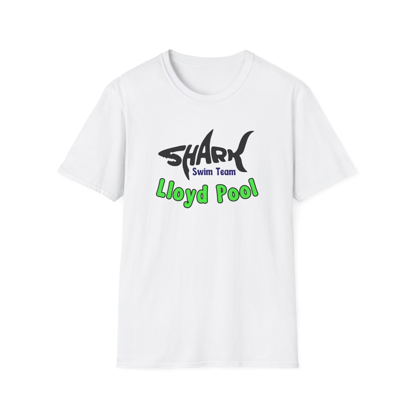 Adult Unisex T-Shirt - Shark Swim Team - Lloyd Swim Team