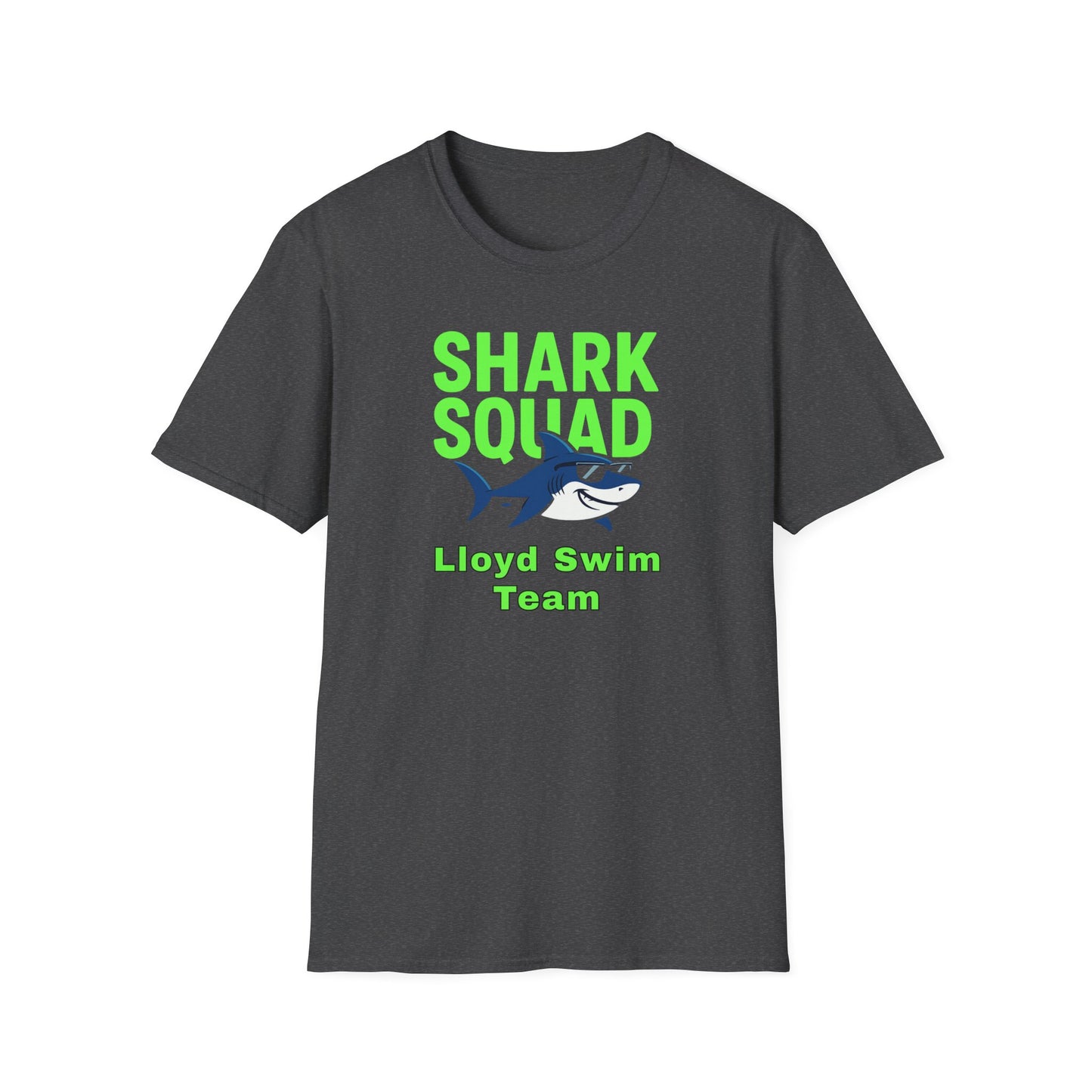 Adult Unisex T-Shirt - Shark Squad - Lloyd Swim Team