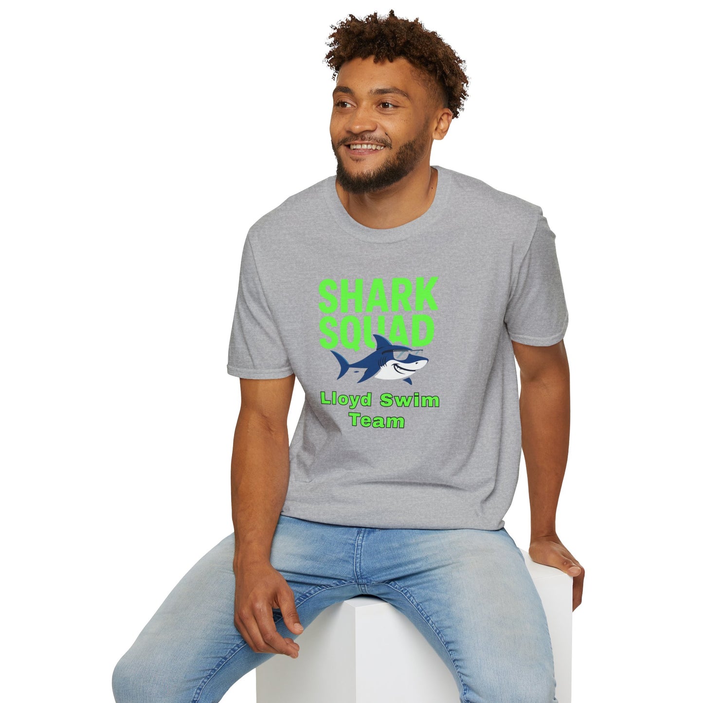Adult Unisex T-Shirt - Shark Squad - Lloyd Swim Team