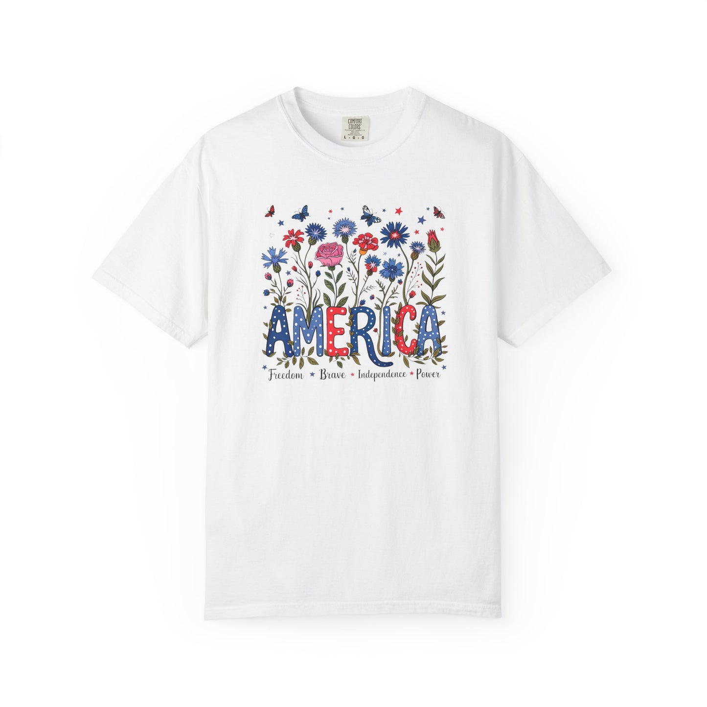 Adult Comfort Colors T-Shirt - America - 4th of July