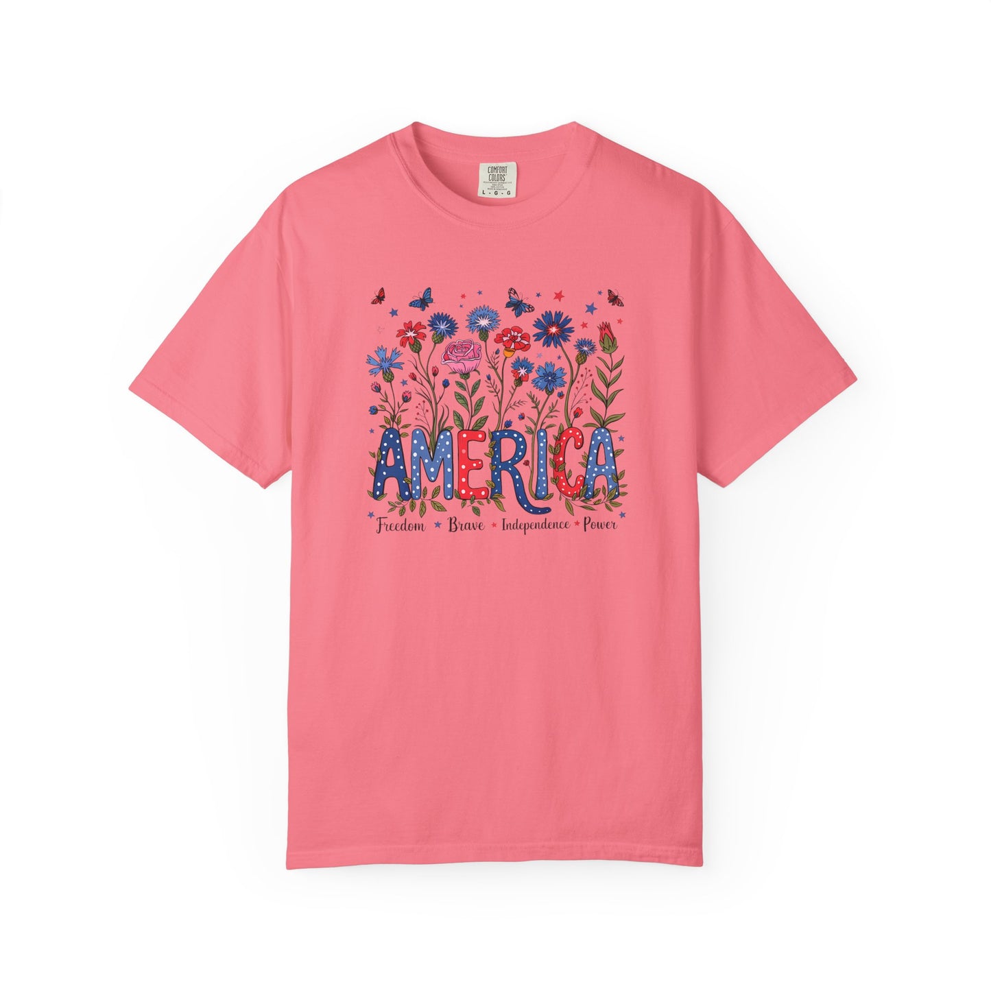 Adult Comfort Colors T-Shirt - America - 4th of July