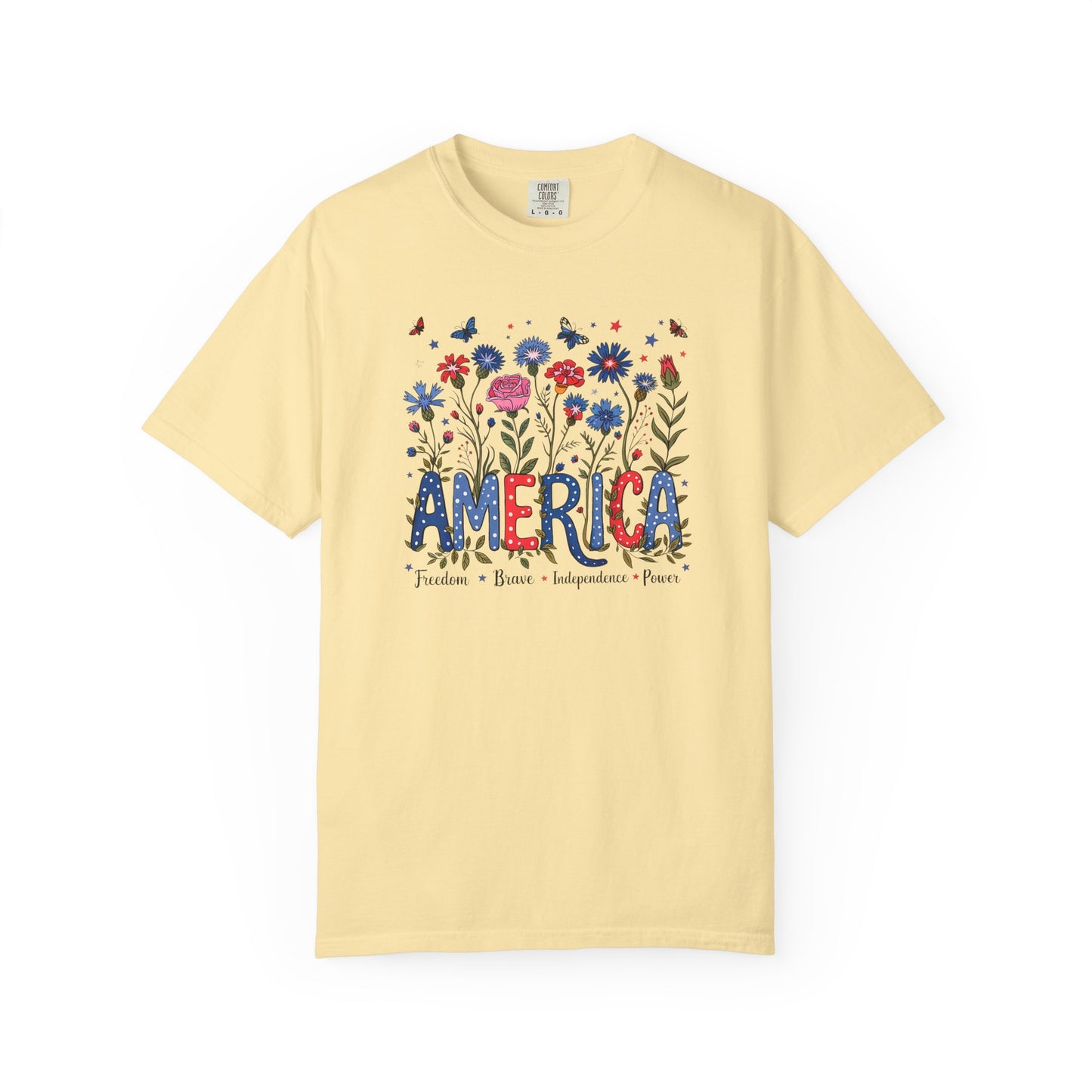 Adult Comfort Colors T-Shirt - America - 4th of July