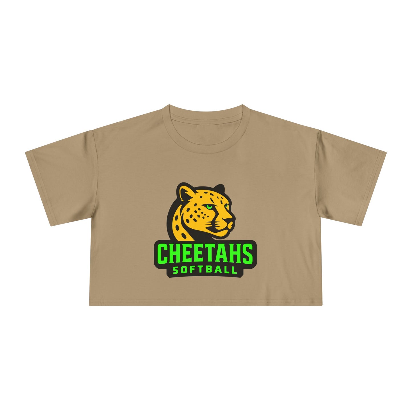 Cheetahs Softball Women’s Crop Tee | Trendy Spirit Wear, Game Day Style, Free Shipping
