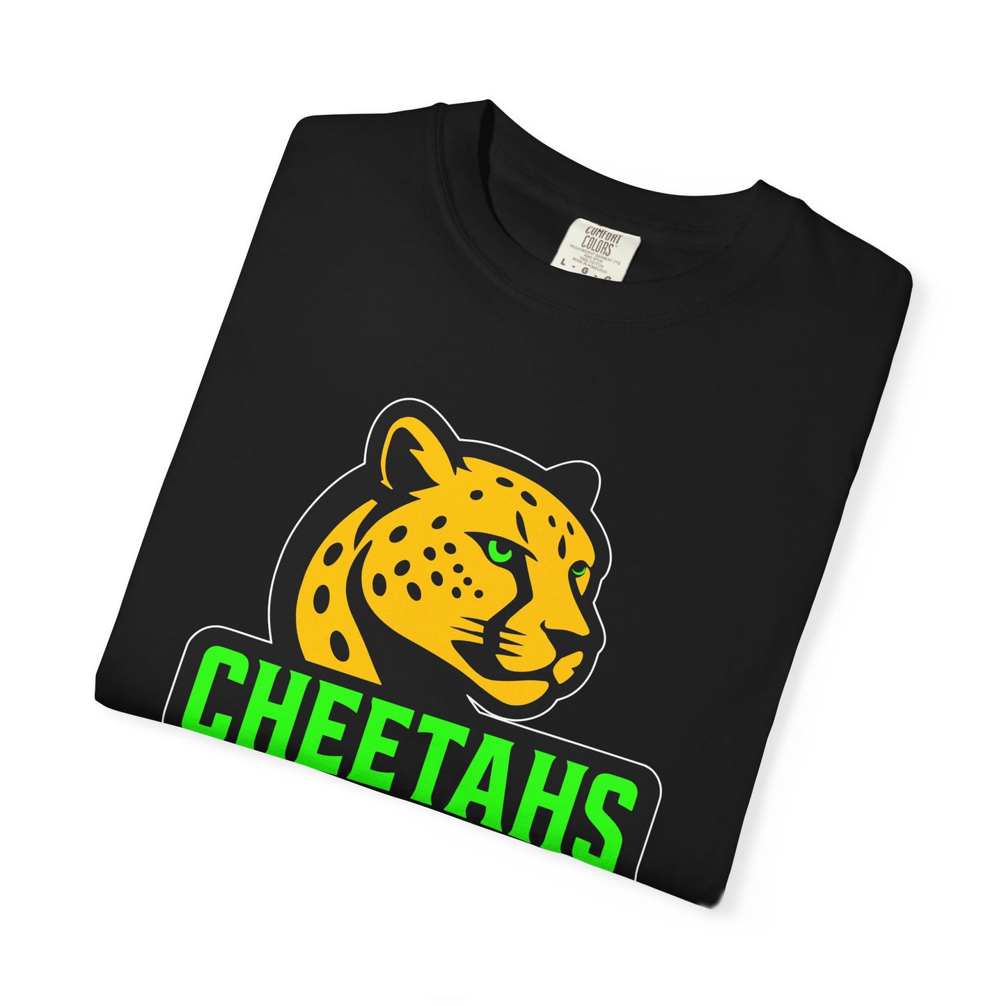 Cheetahs Softball Comfort Colors T-Shirt | Unisex Garment-Dyed Spirit Wear, Team Pride, Free Shipping