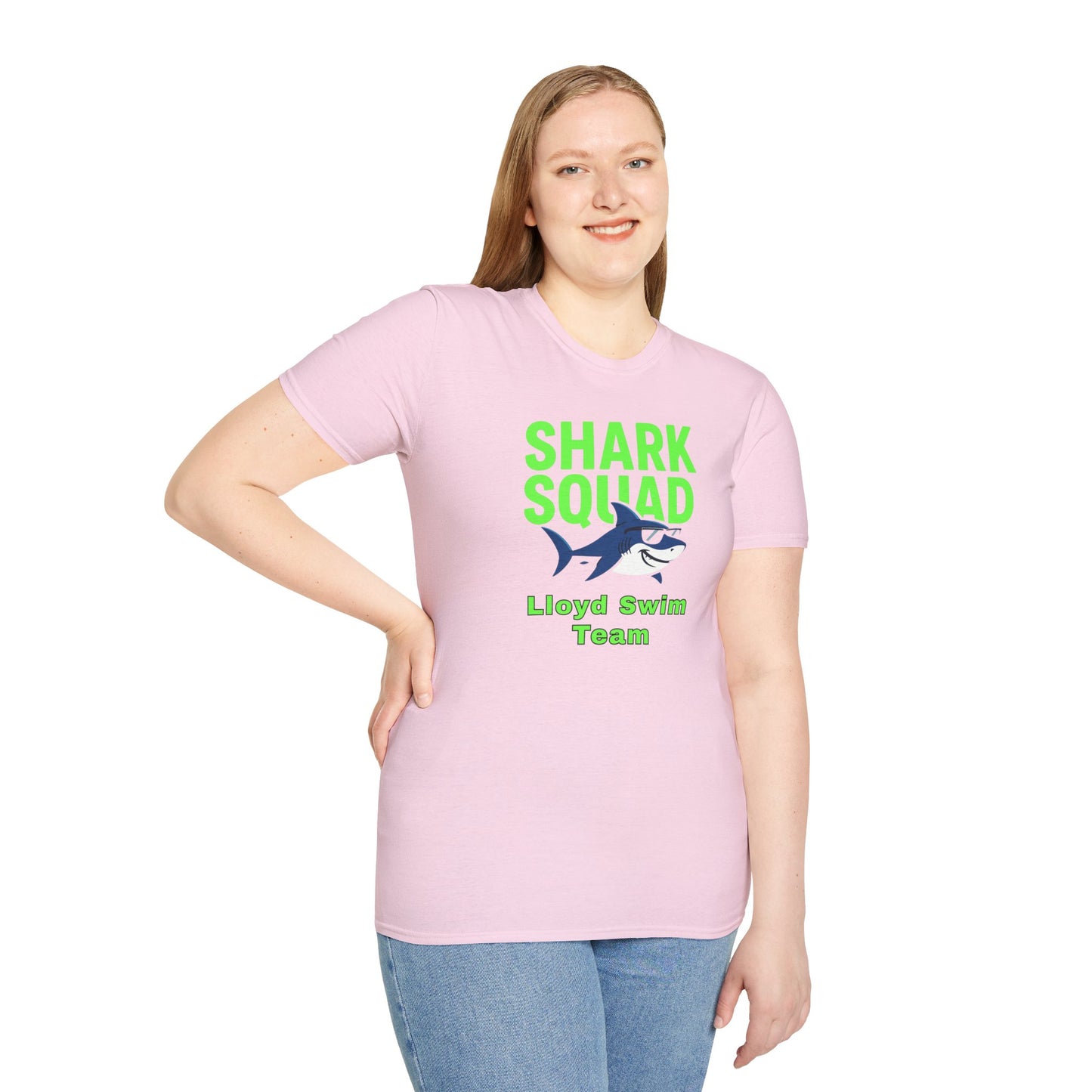 Adult Unisex T-Shirt - Shark Squad - Lloyd Swim Team