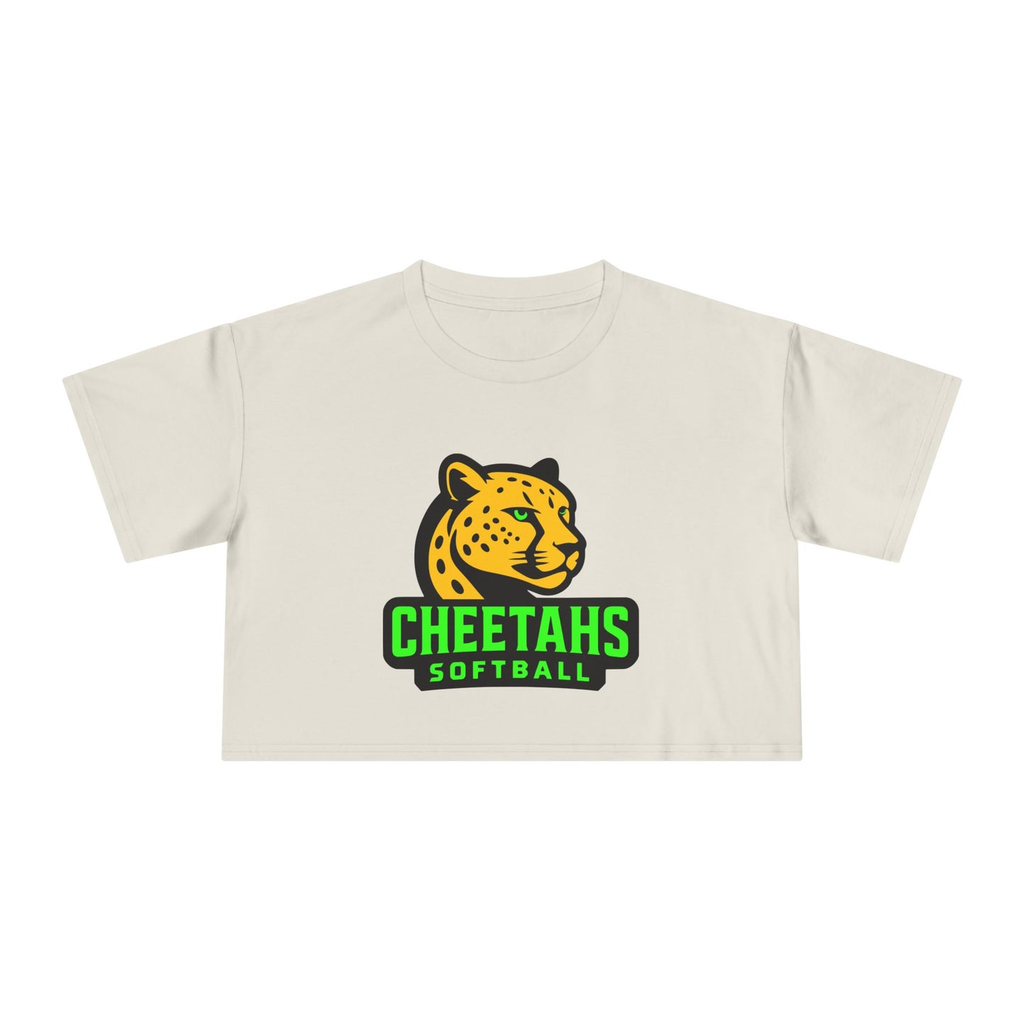Cheetahs Softball Women’s Crop Tee | Trendy Spirit Wear, Game Day Style, Free Shipping
